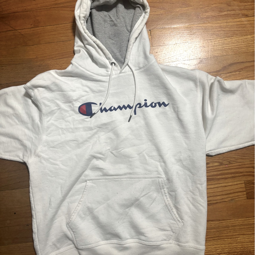 Men’s Champions Powerblend Hoodie - White | Used